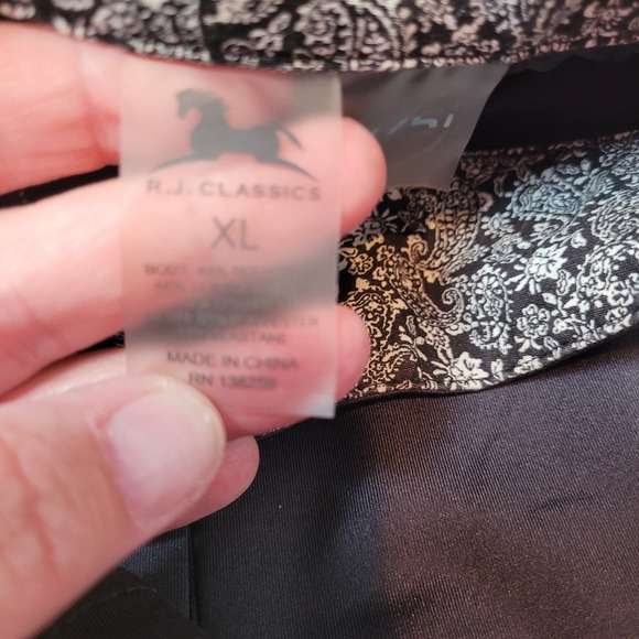 R.J. Classics 37.5 Technology Wmns XL Black 1/4 Zip Long Sleeve‎ Athletic Top - Picture 5 of 6